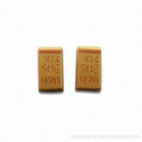 Tantalum Capacitors with -55 to +125°C Operating Temperature and 50.0V Rated Voltage